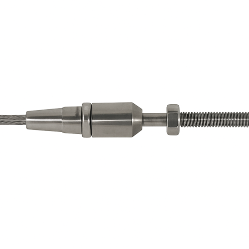 Modular Tensioner - Stainless T-Terminal R M6 cable 4mm