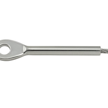 Stainless Press Terminal with eye 4mm