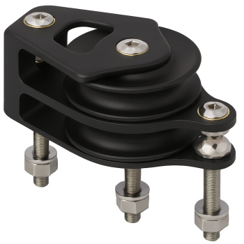 Double Cheek Block Antal 50mm for 10mm line