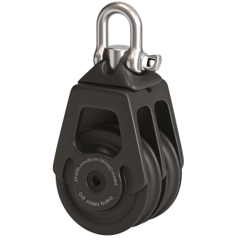 Antal Pulley Double Block 70mm for 12mm lines