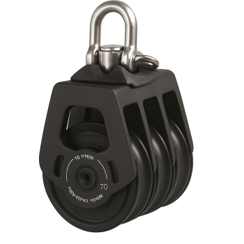 Pulley Antal Triple block 70mm for 12mm Lines