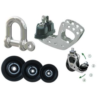 Antal Pulley Single Block + Cam 70mm for 12mm lines