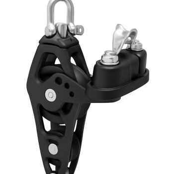 Antal Fiddle Block with Becket + Cam 70mm for 12mm lines