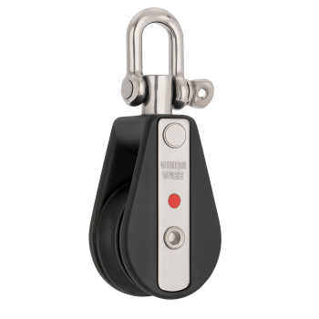 Pulley Single with swivel Sprenger HS 28mm for 8mm lines