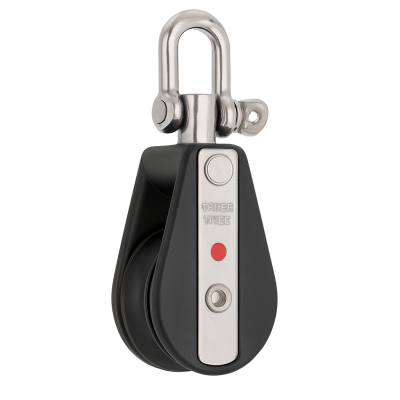 Pulley Single with swivel Sprenger HS 28mm for 8mm lines