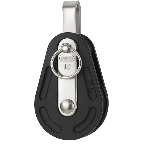 Pulley Single with swivel Sprenger HS 28mm for 8mm lines