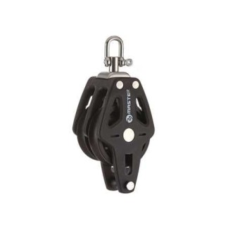 Pulley Double with Becket Master 50mm for lines up to 10mm