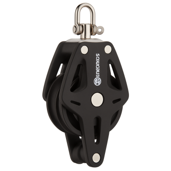 Pulley Master Double with Becket 72mm for Lines up to 12mm