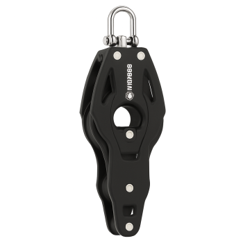 Pulley Fiddle with Becket Master Windrider  57 mm for lines up to 10mm
