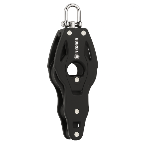 Umlenkrolle Fiddle mit Schäkel Master Windrider 57 mm für Leinen bis 10mm Umlenkrolle Fiddle mit Schäkel Master Windrider 57 mm für Leinen bis 10mm