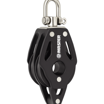 Pulley Master Windrider Double with Becket 57mm for lines up to 10mm