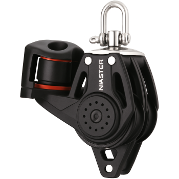 Pulley Master Triple + Becket & Cam Cleat 57mm for 10mm line
