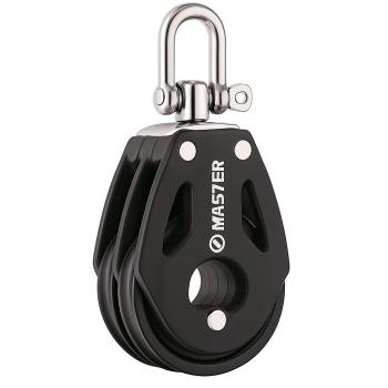 Pulley Master Windrider Double 75mm for lines up to 14mm