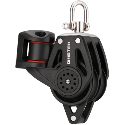 Pulley Master Windrider Triple with Becket & Cam Cleat 75mm for lines up to 12mm Pulley Master Windrider Triple with Becket & Cam Cleat 75mm for lines up to 12mm