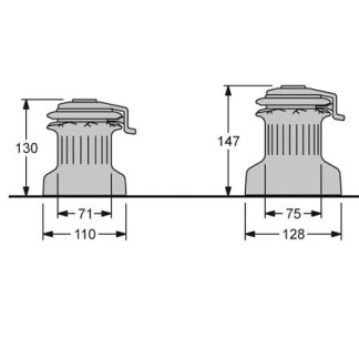 Antal XT16.2 Winches Self-Tailing Two Speeds Antal XT16.2 Winches Self-Tailing Two Speeds