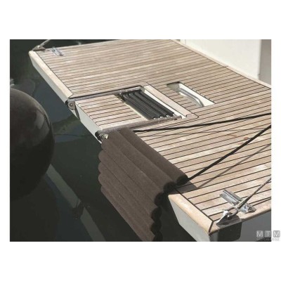 Folding flat-fender blue/black dim 500 x 320 x 40 mm