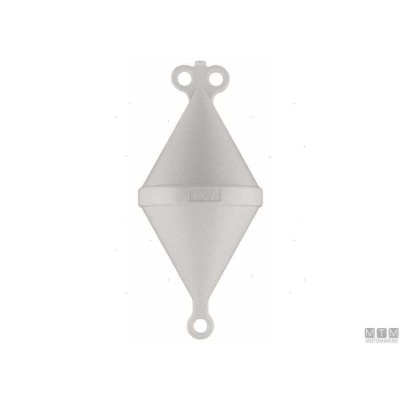 Double Cone Mooring Buoy White 1030x500mm