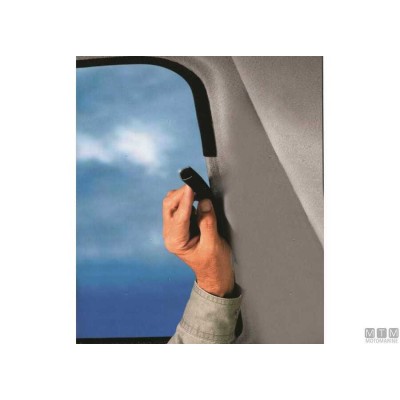 Trim-Lok Edge Trim - Black, 7.0 to 8.5 mm Thickness, 14.5 mm A1, 16.5 mm L, 15 m Length
