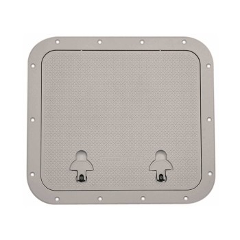 Anodized Aluminum Grey Hatches 460 x 510mm