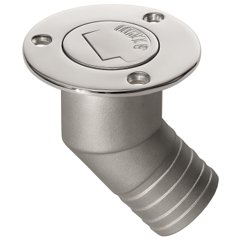 Water Filler angled 45° for 38mm