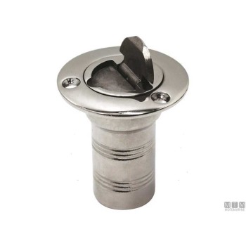 Stainless Fuel Filler : Hose 38mm , Flange 75mm Stainless Fuel Filler : Hose 38mm , Flange 75mm