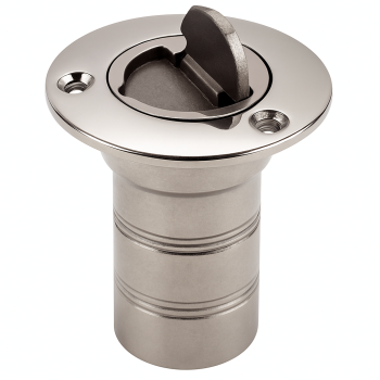 Stainless Water Filler : Hose 38mm , Flange 75mm Stainless Water Filler : Hose 38mm , Flange 75mm