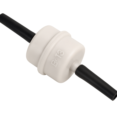 In-Line B-13 Fuel Filter for Engines < 3500 cc with 6/8 mm Inner Hose Diameter In-Line B-13 Fuel Filter for Engines < 3500 cc with 6/8 mm Inner Hose Diameter