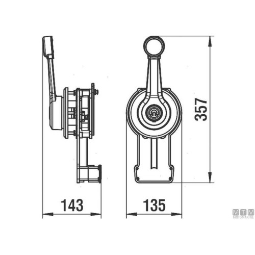 Morse Lever Riviera CM03 Black