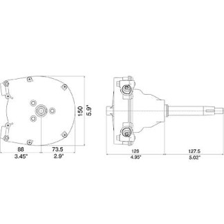 Steering Box Ultraflex T93ZT Steering Box Ultraflex T93ZT