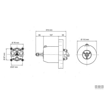 Hydraulic Pump Ultraflex up33f Hydraulic Pump Ultraflex up33f