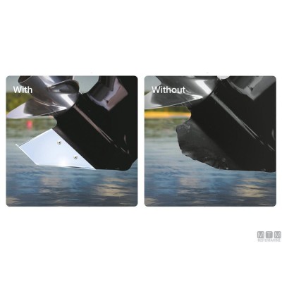 Panther Safe-Skeg Protection Fins for MerCruiser Bravo 1-3 Engines (>1990)