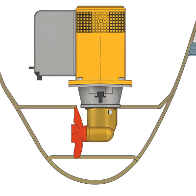 Vetus 24V Bow Thruster with 160KGF Propulsion Vetus 24V Bow Thruster with 160KGF Propulsion