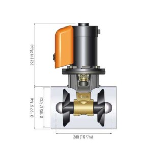 Bow Thruster Quick Double Propeller BTQ 185-85 12v Bow Thruster Quick Double Propeller BTQ 185-85 12v