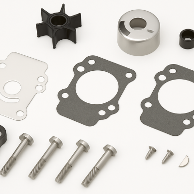 Water Pump and Drive Unit Repair Kit for Yamaha Outboard Engines - Genuine 63D-W0078-01, Engine F40/60
