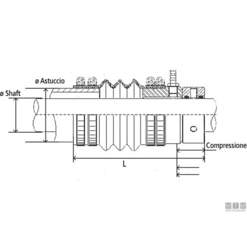Propeller Shaft Seal ERCEM 2 Propeller Shaft Seal ERCEM 2