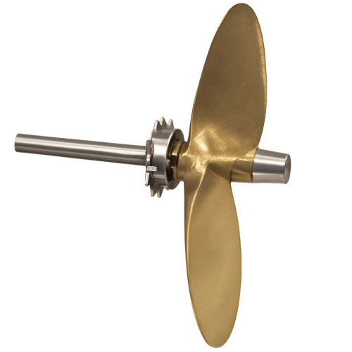 Metric Clamp-On Rope Cutter for 35mm Shaft - External Diameter 100mm, Thickness 18mm