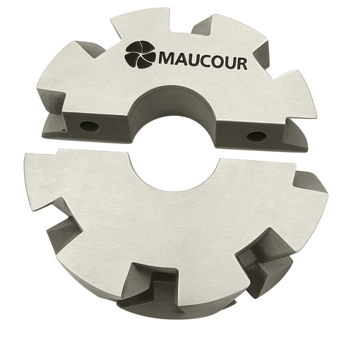 Metric Clamp-On Rope Cutter for 45 mm Shaft - 120 mm External Diameter, 20 mm Thickness