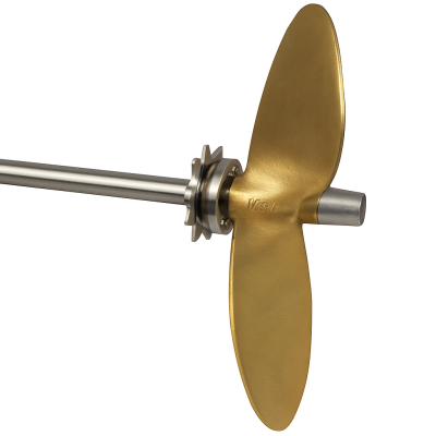 Metric Clamp-On Rope Cutter for 45 mm Shaft - 120 mm External Diameter, 20 mm Thickness