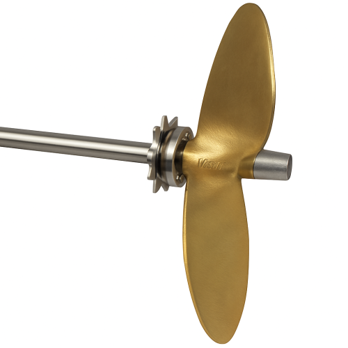 Metric Clamp-On Rope Cutter for 45 mm Shaft - 120 mm External Diameter, 20 mm Thickness