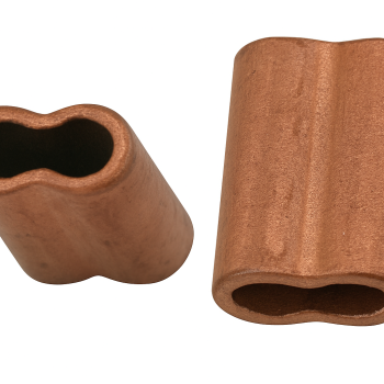 Copper clips for cable 6mm