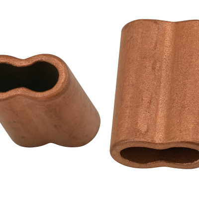 Copper clips for cable 6mm