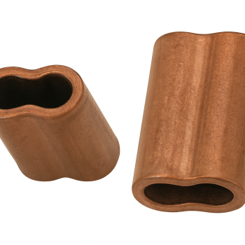 Copper clips for cable 8mm