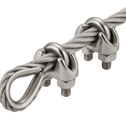 Stainless Clamp for cable 6mm