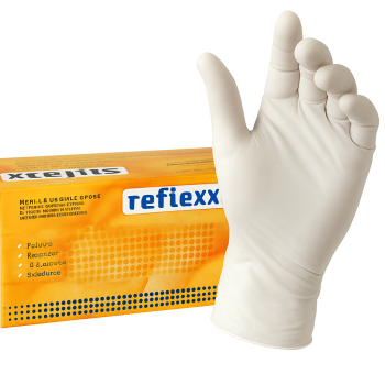 Dermaloe Ambidextrous Latex Gloves - Size L (100 Pieces) Dermaloe Ambidextrous Latex Gloves - Size L (100 Pieces)