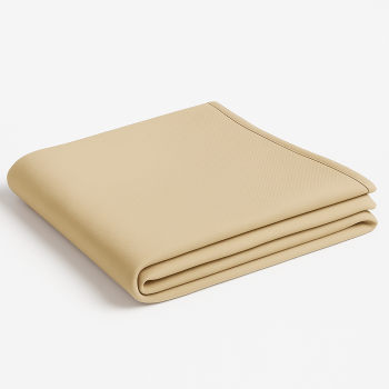 Aruba Waterproof Tablecloth in Sand Color - Dimensions 115 x 100 cm