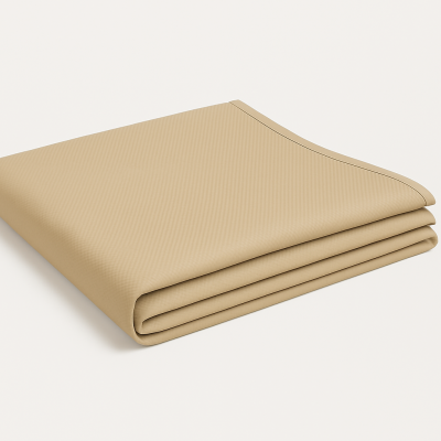 Aruba Waterproof Tablecloths - Sand Color, Dimensions: 155 x 130 cm