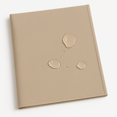 Aruba Waterproof Tablecloths - Sand Color, Dimensions: 155 x 130 cm