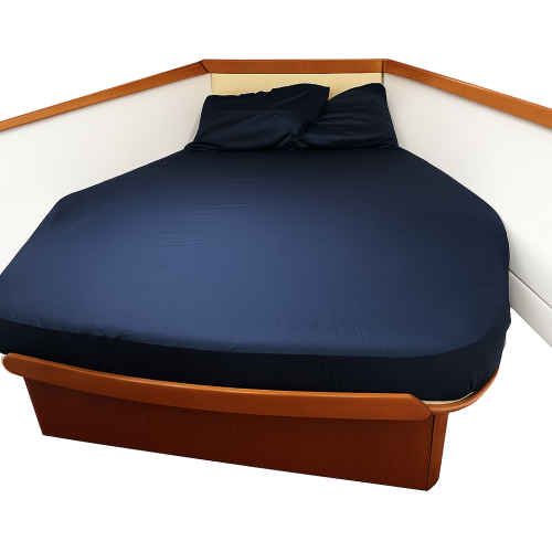 Elastic Cotton Bed Sheets - Blue - Type F Elastic Cotton Bed Sheets - Blue - Type F