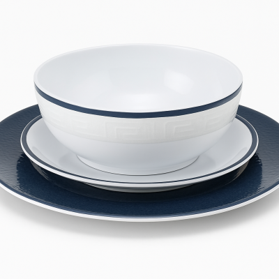 Ensemble de Assiettes Plates MB Living - 6 Pièces Ensemble de Assiettes Plates MB Living - 6 Pièces