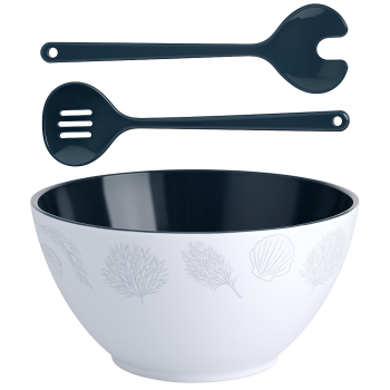 Salad bowl with serve cutlery ø 25 cm